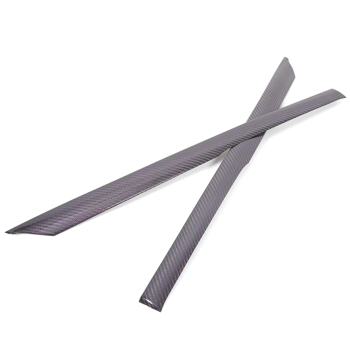Purple Real Carbon Fiber Window Triangle A-Pillar Cover For Corvette C6 2005-13 4