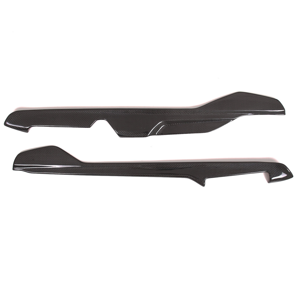 Carbon Central Console Side Panel Strip Trim For C8 Corvette Z06 Z51 Coupe 20-26 9