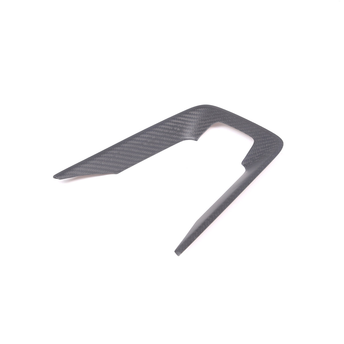 Matte Real Carbon Fiber Center Console Storage Box Cover Trim For Porsche 911 7