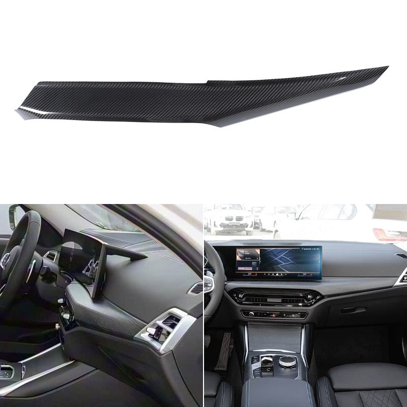 Real Carbon Fiber Dashboard Airvent Trim Set For BMW 3 4 330i 430i G20 G22 2025+ 12