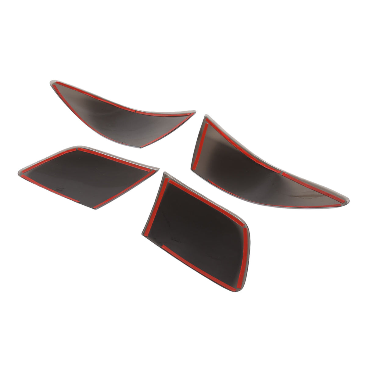 Smoked Black Tail Light Lamp Guard Cover Trim Bezels for Mazda 6 GG 2004~2008 18