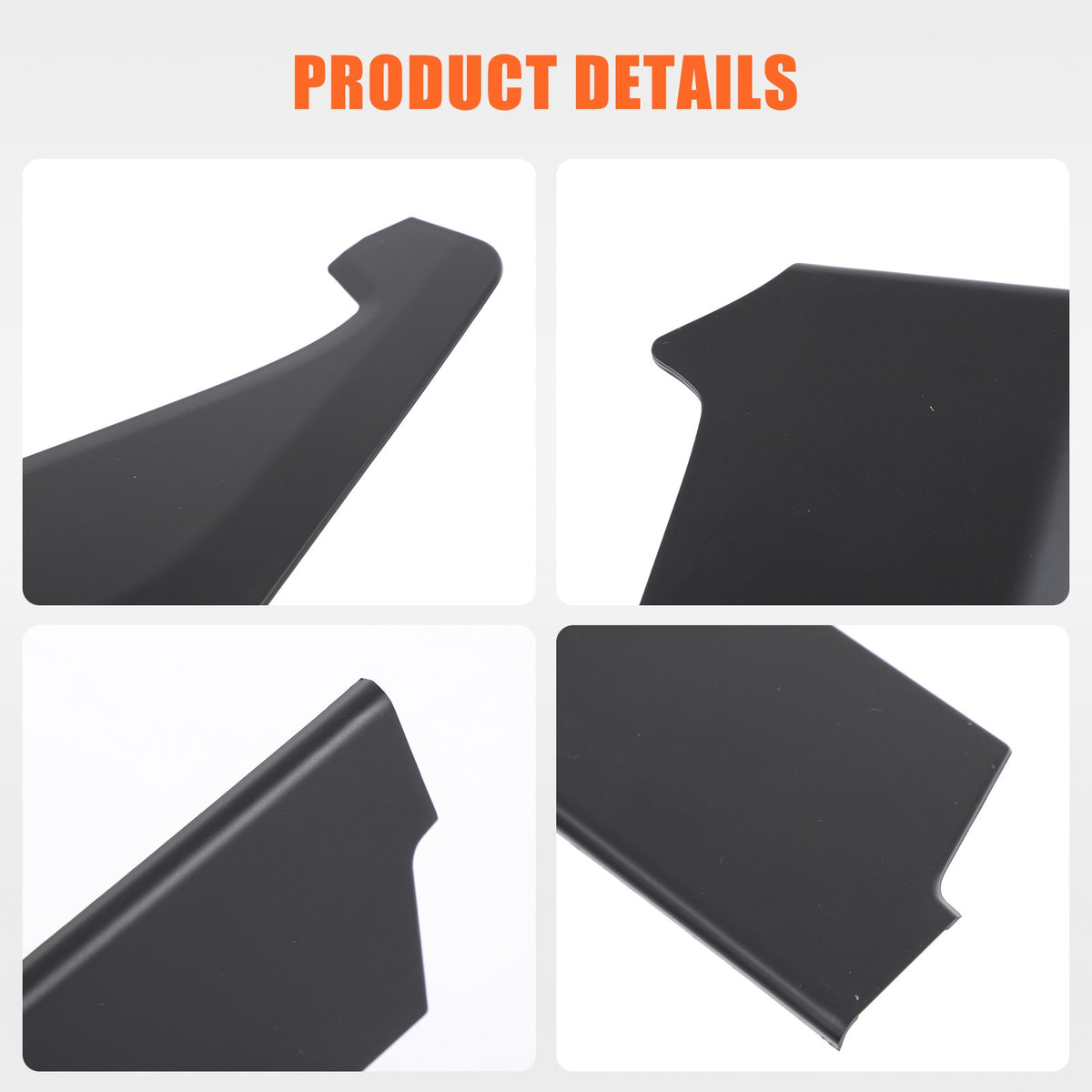Matte Black ABS Center Console Knee Side Panel Trim For LR Defender L663 2025+ 17