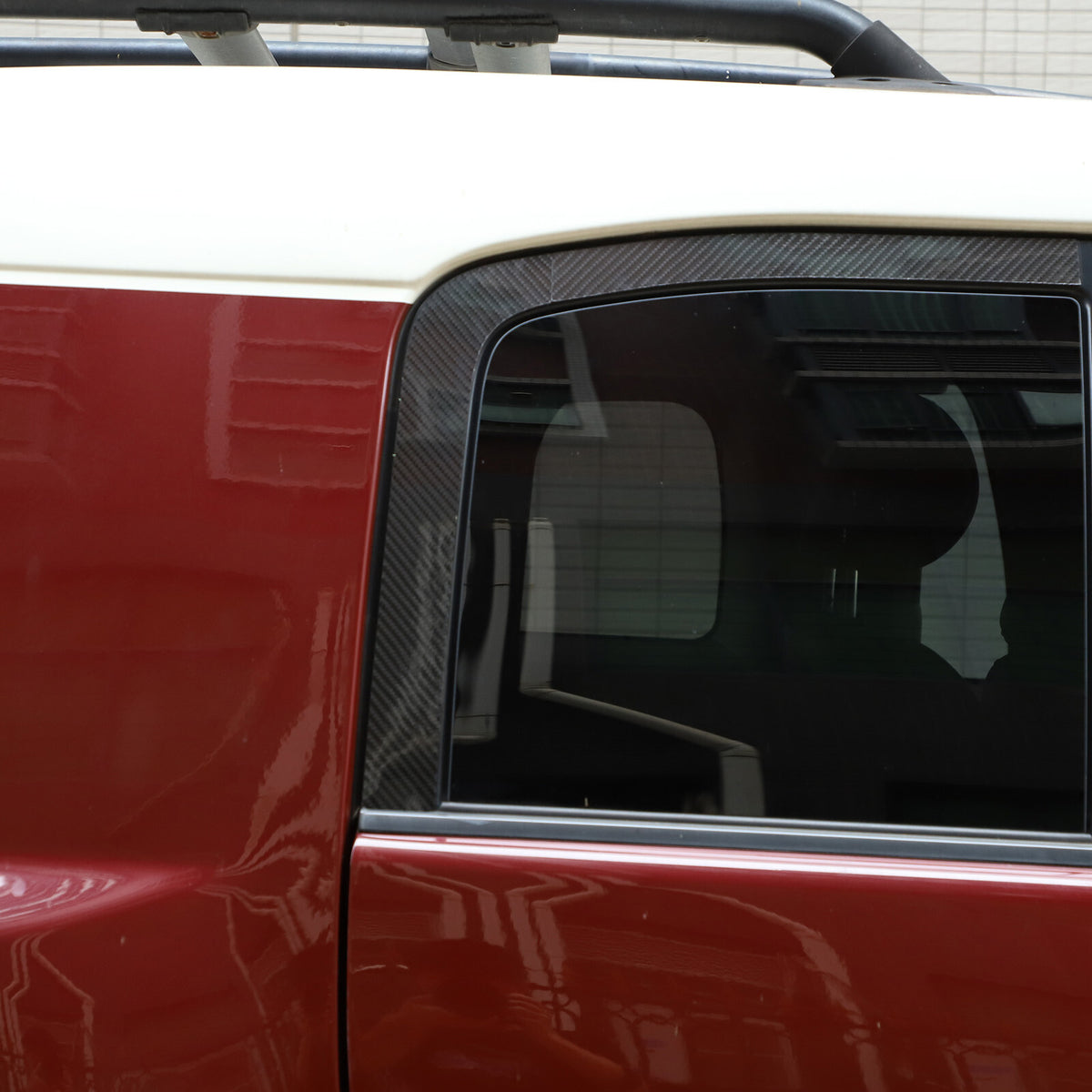 Carbon Fiber Top Window Accent Line Trim Strip For Toyota FJ Cruiser 2007-2021 9
