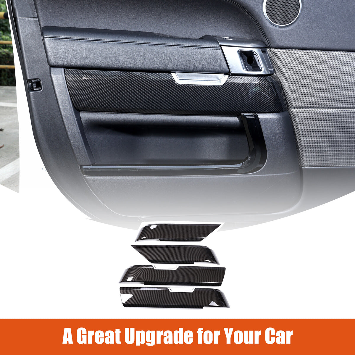 Replace ABS Carbon Interior door Panel For LR Range Rover Sport L494 2014-17 12