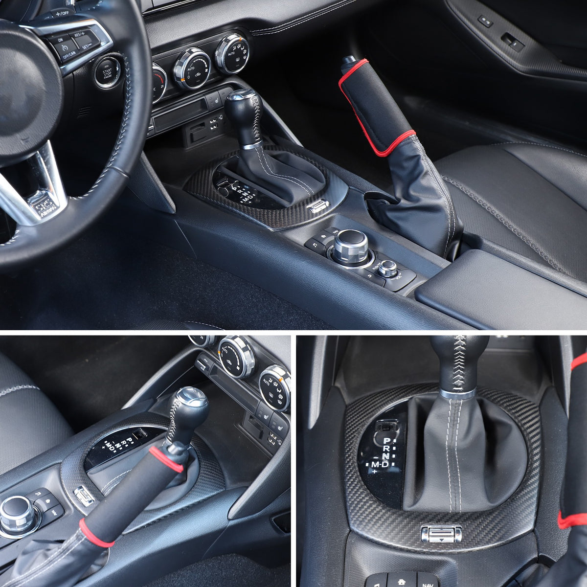 Matte Real Dry Carbon Fiber Interior Full Trim For Mazda MX-5 Miata 2016-2026 32
