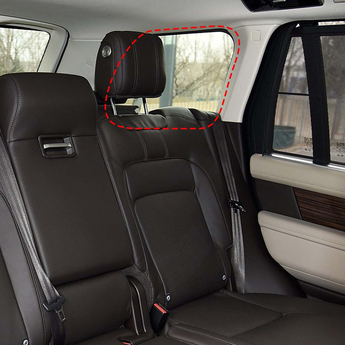Rear Trunk Side Storage Bag Pockets Organizer For Range Rover Vogue L405 2018-22 11