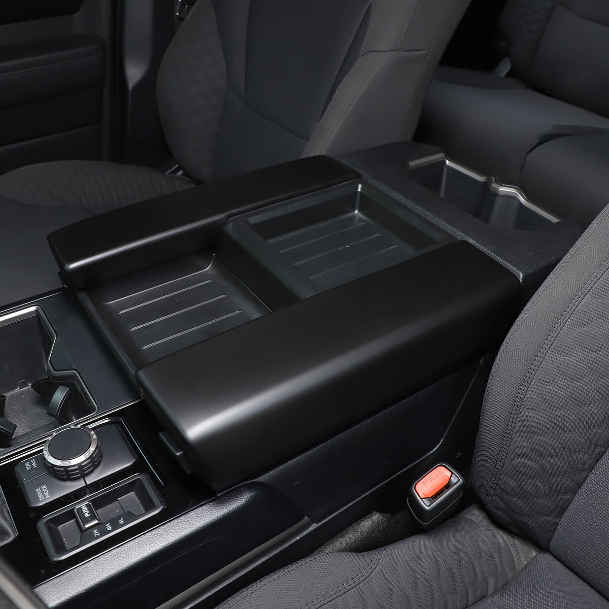 Matte Black ABS Interior Decoration Cover Trim Kit For Toyota Tundra 2022-26 US - Variants 21-25 42