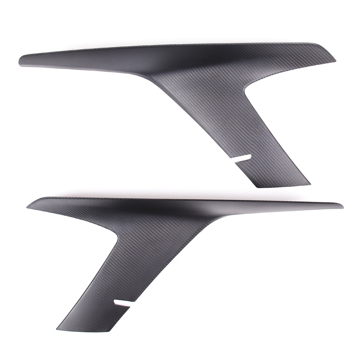 Real Carbon Fiber front bumper Side Grille Trim Cover Fits corvette c8 2020-2026 17