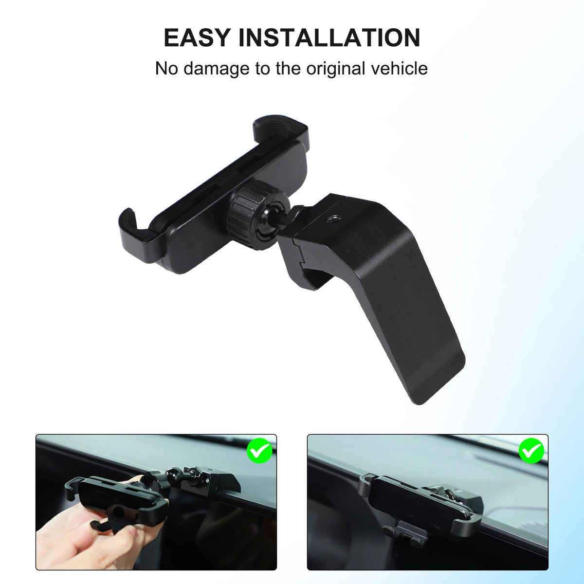 Navigation Screen Phone Mount Bracket For Toyota Land Cruiser LC250 2024+ US 21