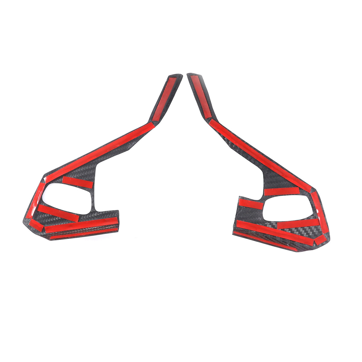 Blue Real Carbon Fiber Full Interior Set Decor Trim Kit for Corvette C8 20-25 - Variants 16-20 39