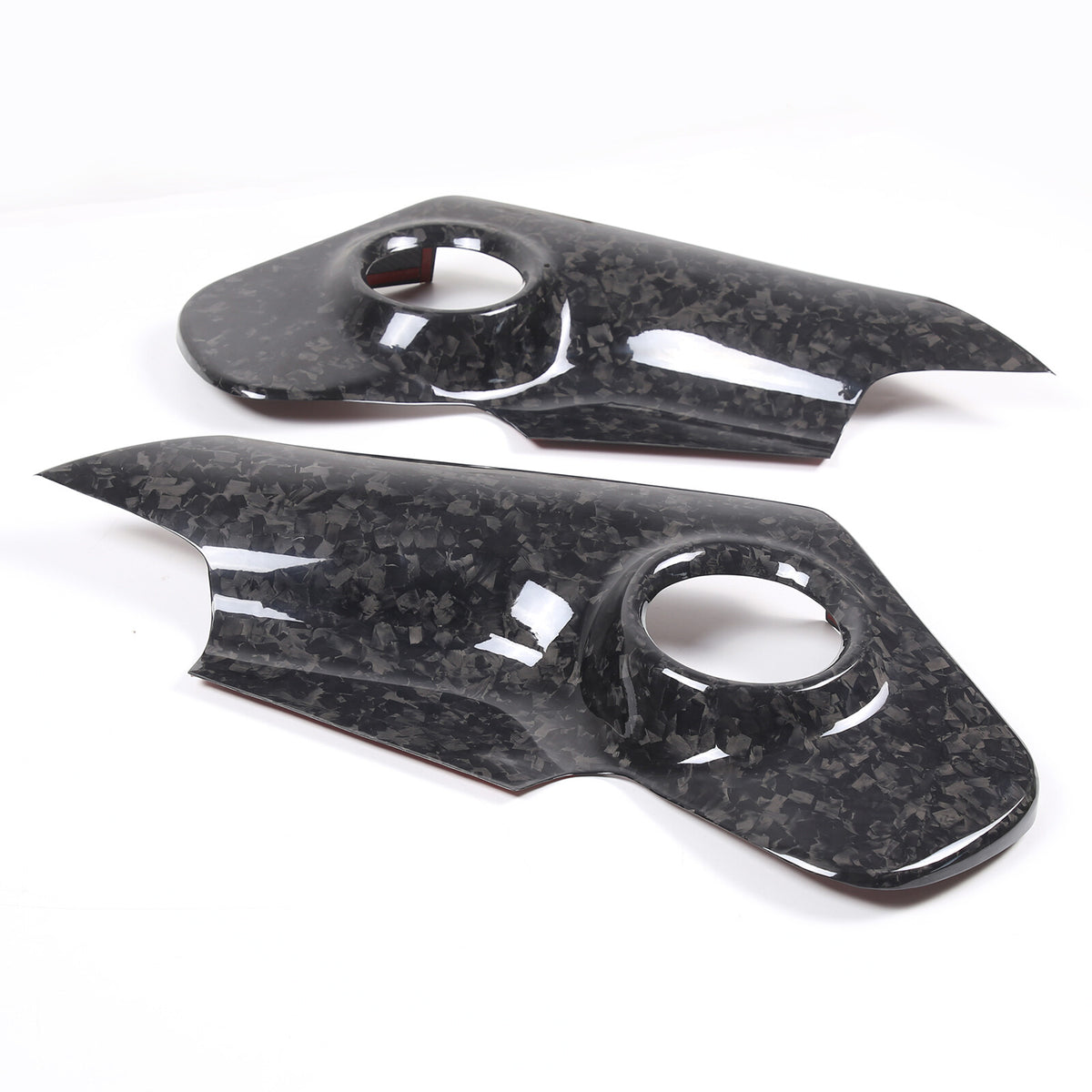 Forged Carbon Fiber Car Door Horn Speaker Panel Cover Trim For Supra A90 2019-24 14
