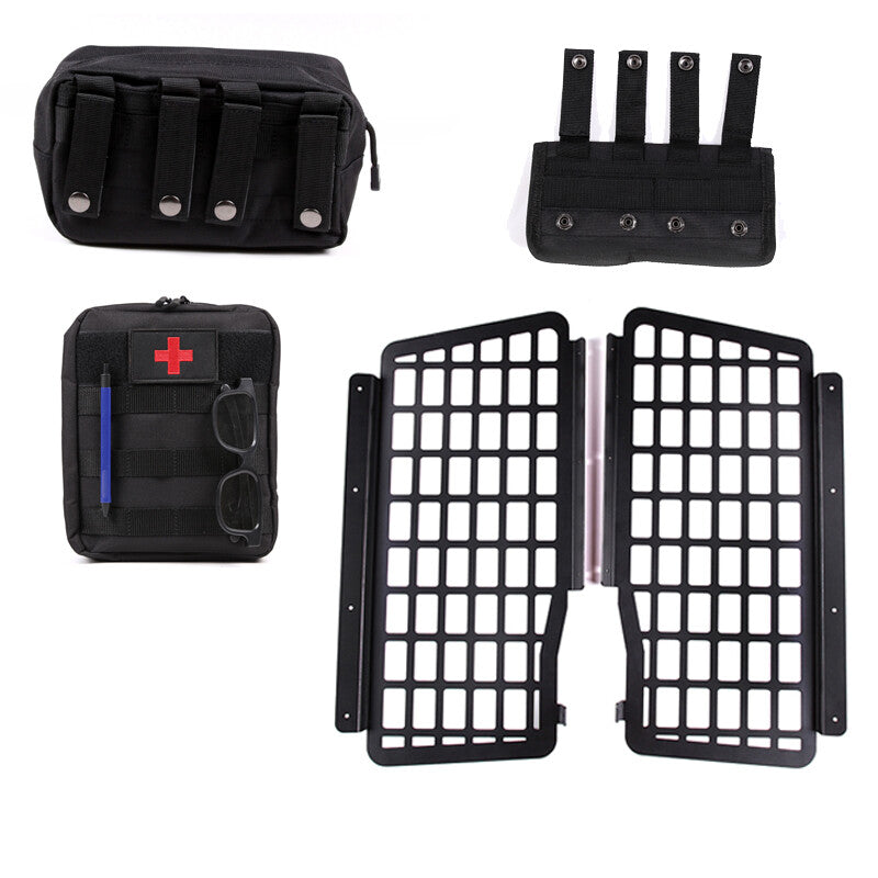 Rear Window Panel Modular Storage Panel System + Bag For Humme-r H2 2003-09 2