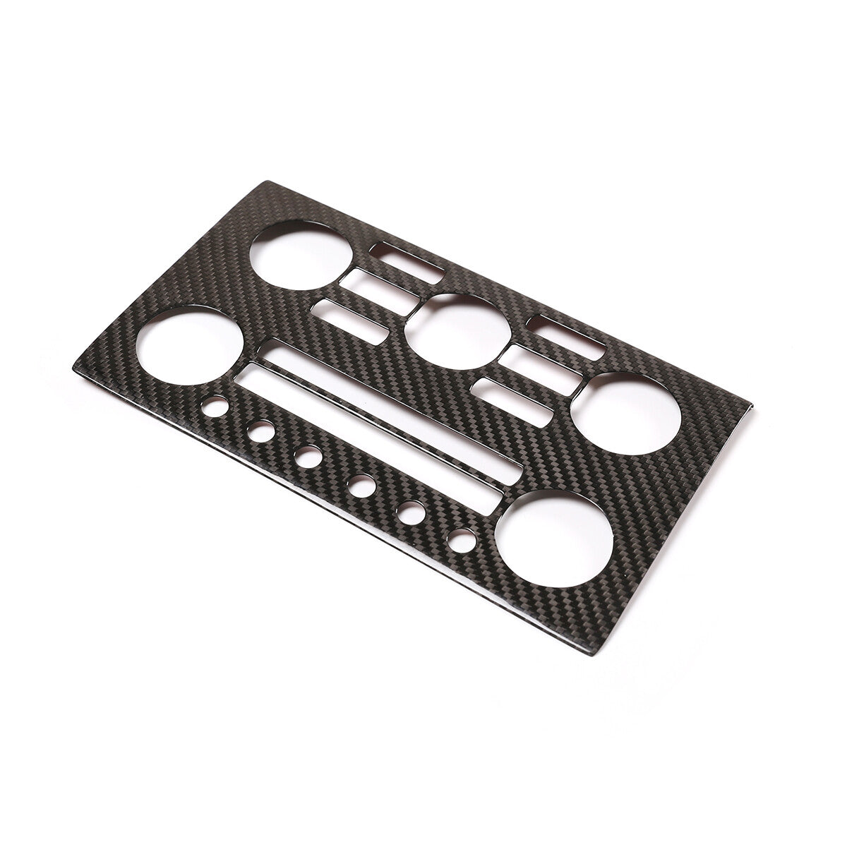 Real Carbon Fiber Central Control Volume Panel Trim for Nissan GTR R35 08-16 9