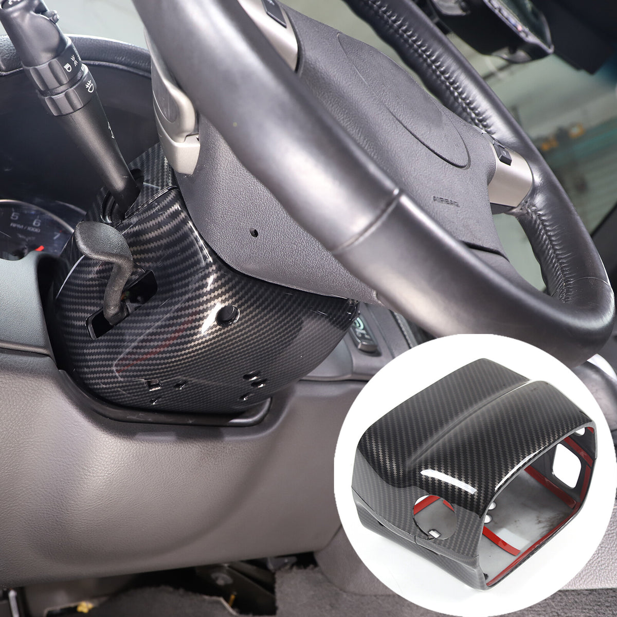 ABS Carbon Fiber Interior Exterior Cover Trim Kit For Corvette C6 2005-2013 125