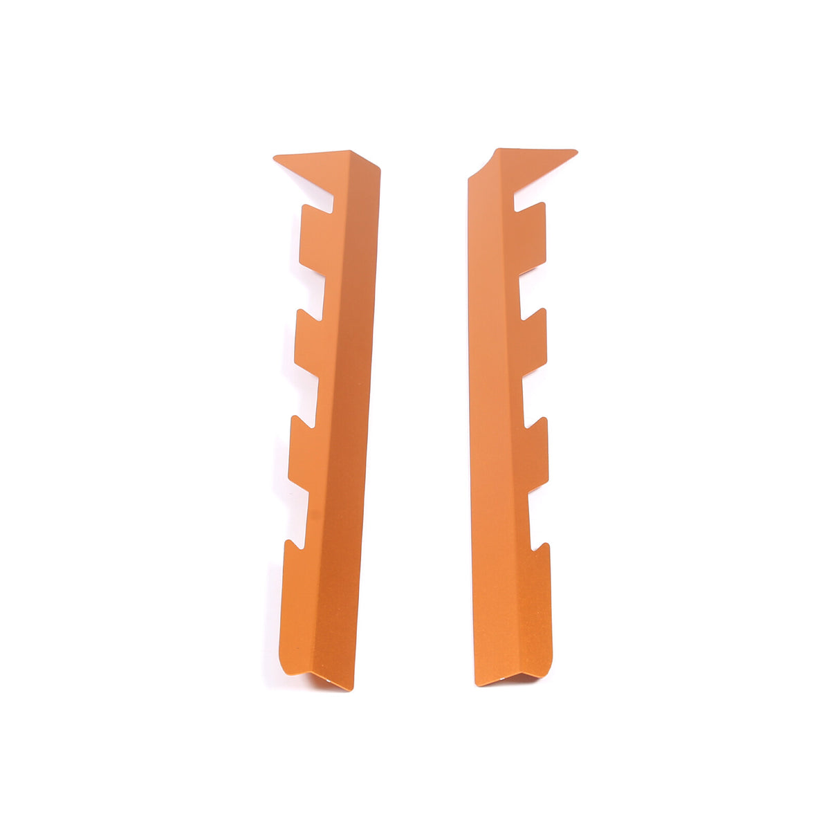 Orange Aluminum Engine Bay Engine Side Cover Plate Trim For Corvette C8 2020-26 1