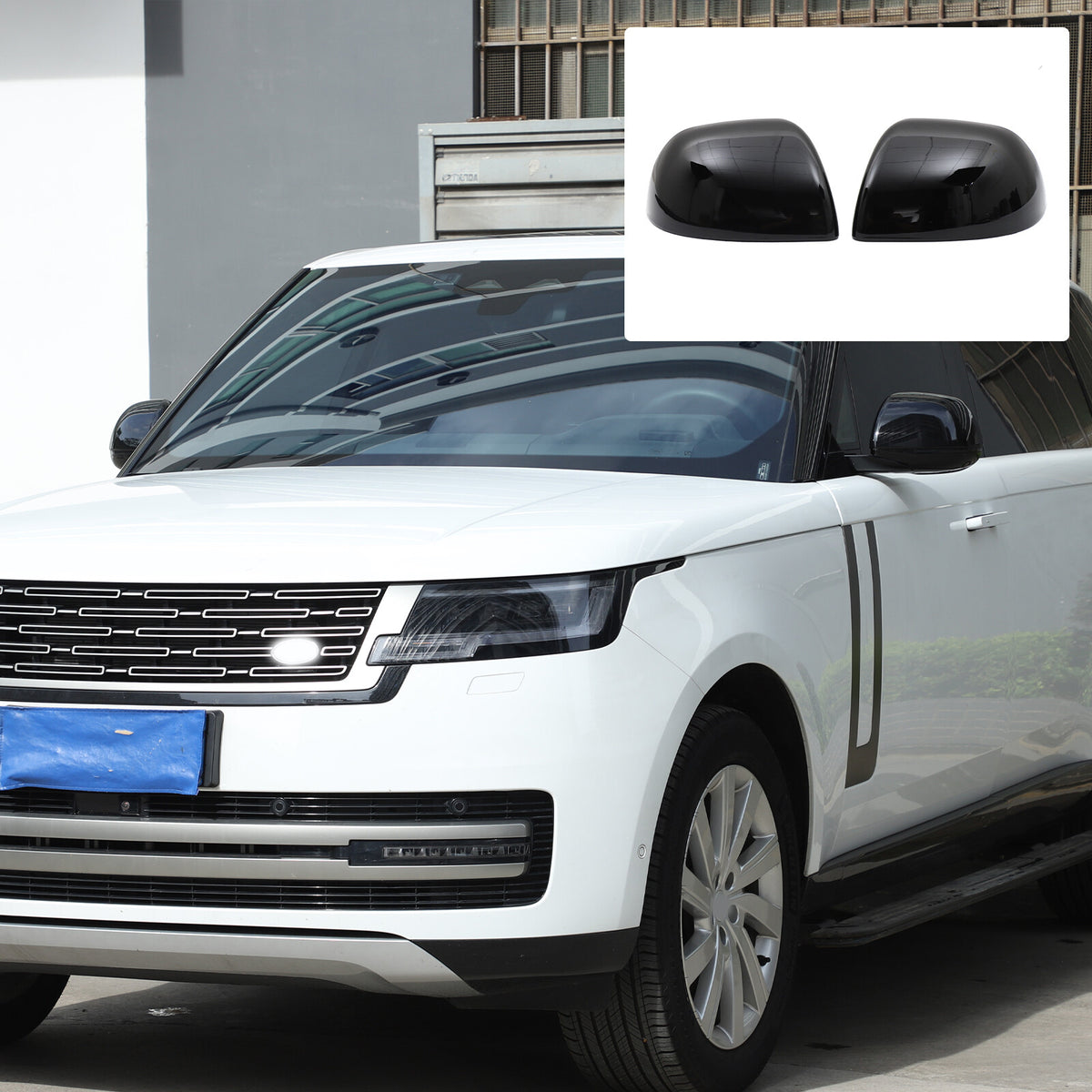 Glossy Piano Black Outer Mirror Trim For LR Range Rover Sport/Range Rover 2023+ 5