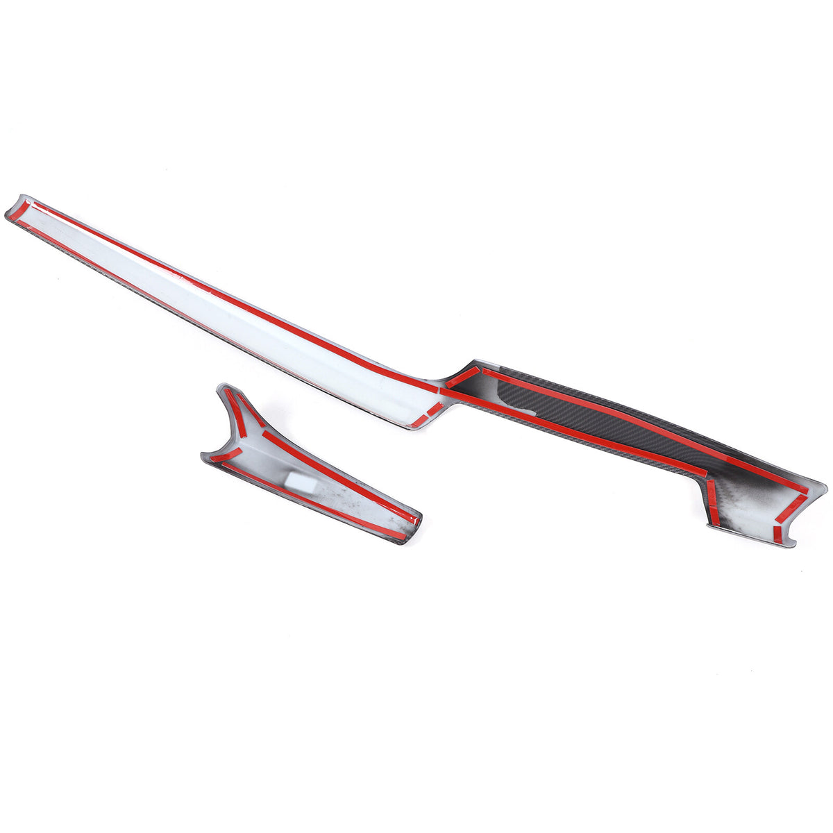 ABS Carbon fiber Interior Dashboard Cover Strip Trim Cover For BMW X1 2023-2025 20