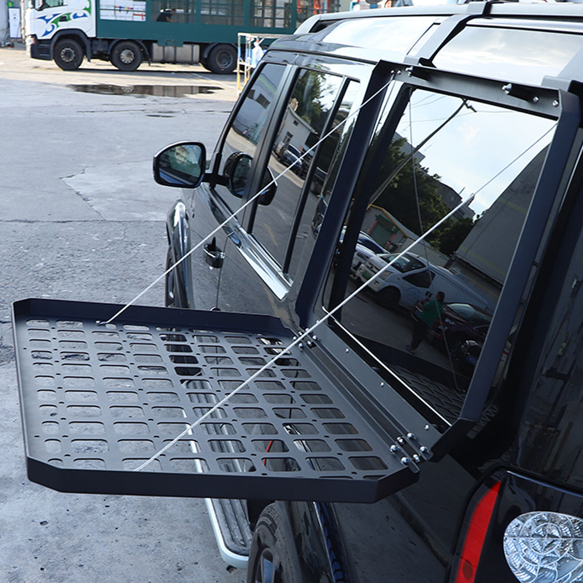 Left & Right Rear Window Molle Panel Rack For Land Rover Discovery 4 LR4 04-16 16