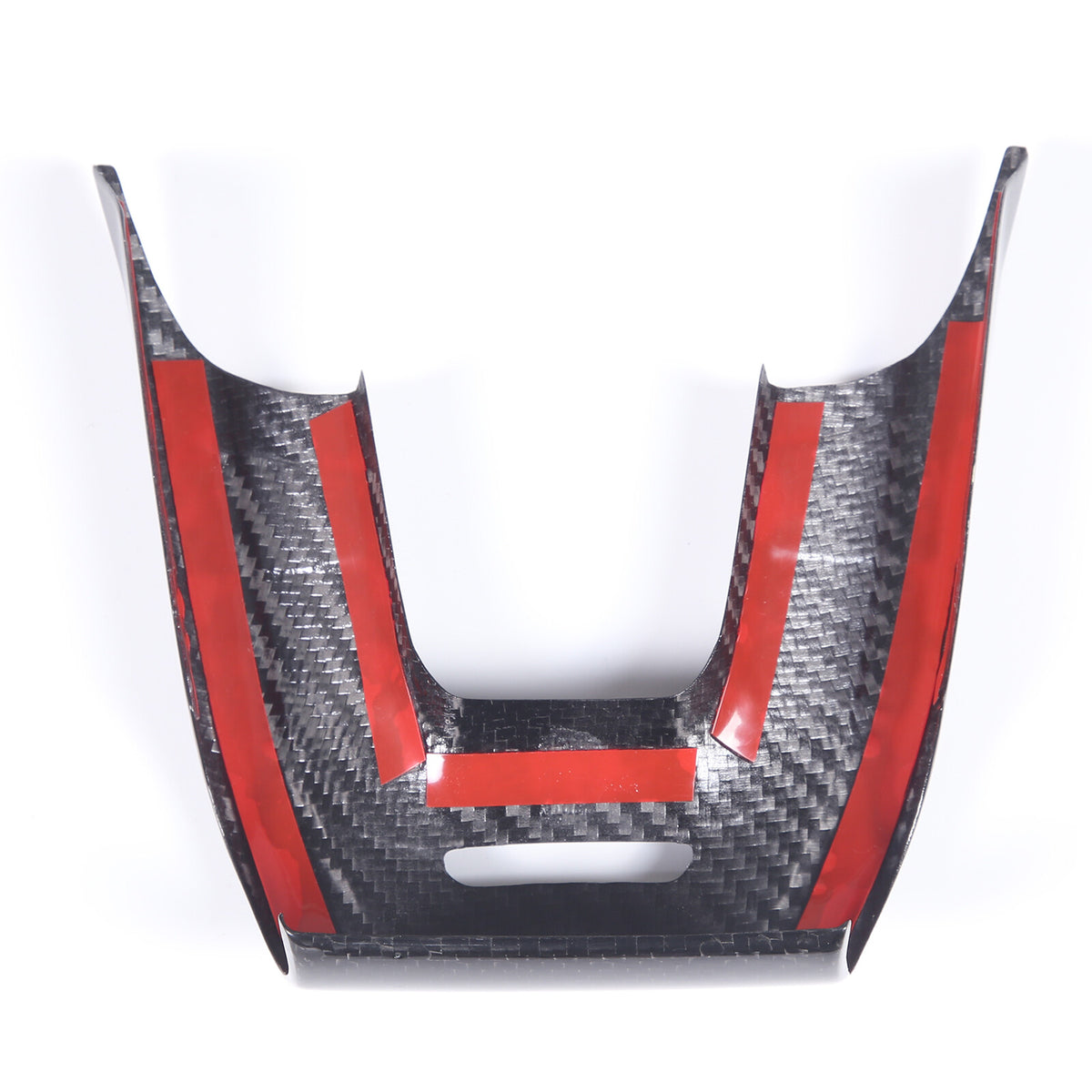 Real Carbon Fiber Steering Wheel U-shaped Cover For Lamborghini URUS 2018-2023 5