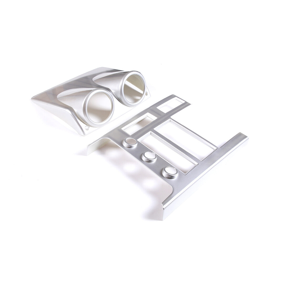 Silver Interior Air Condition Panel Cover Trim For Hummer H2 2003-2007 11