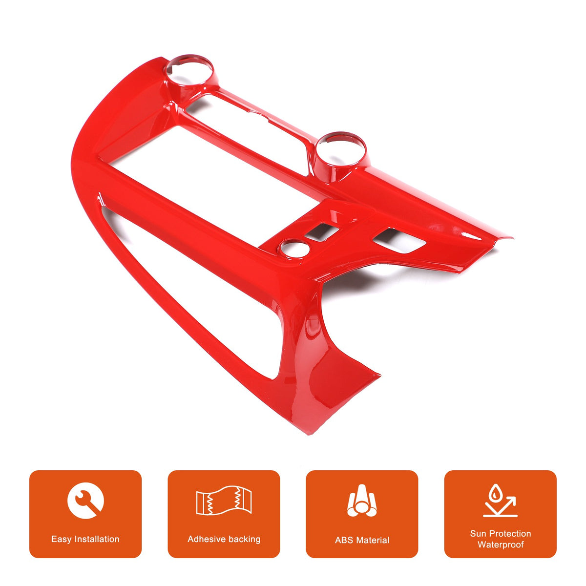 Sport Red ABS Center Console Air Vent Trim For Corvette C7 2014-2019 6