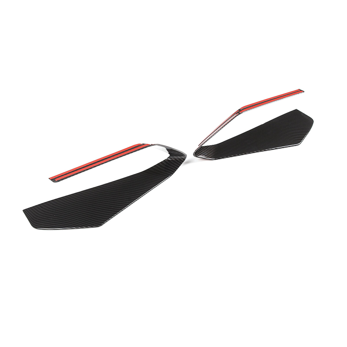 ABS Carbon Front Side Air Intake Vent Grille Cover Trim For Corvette C8 20+ 12