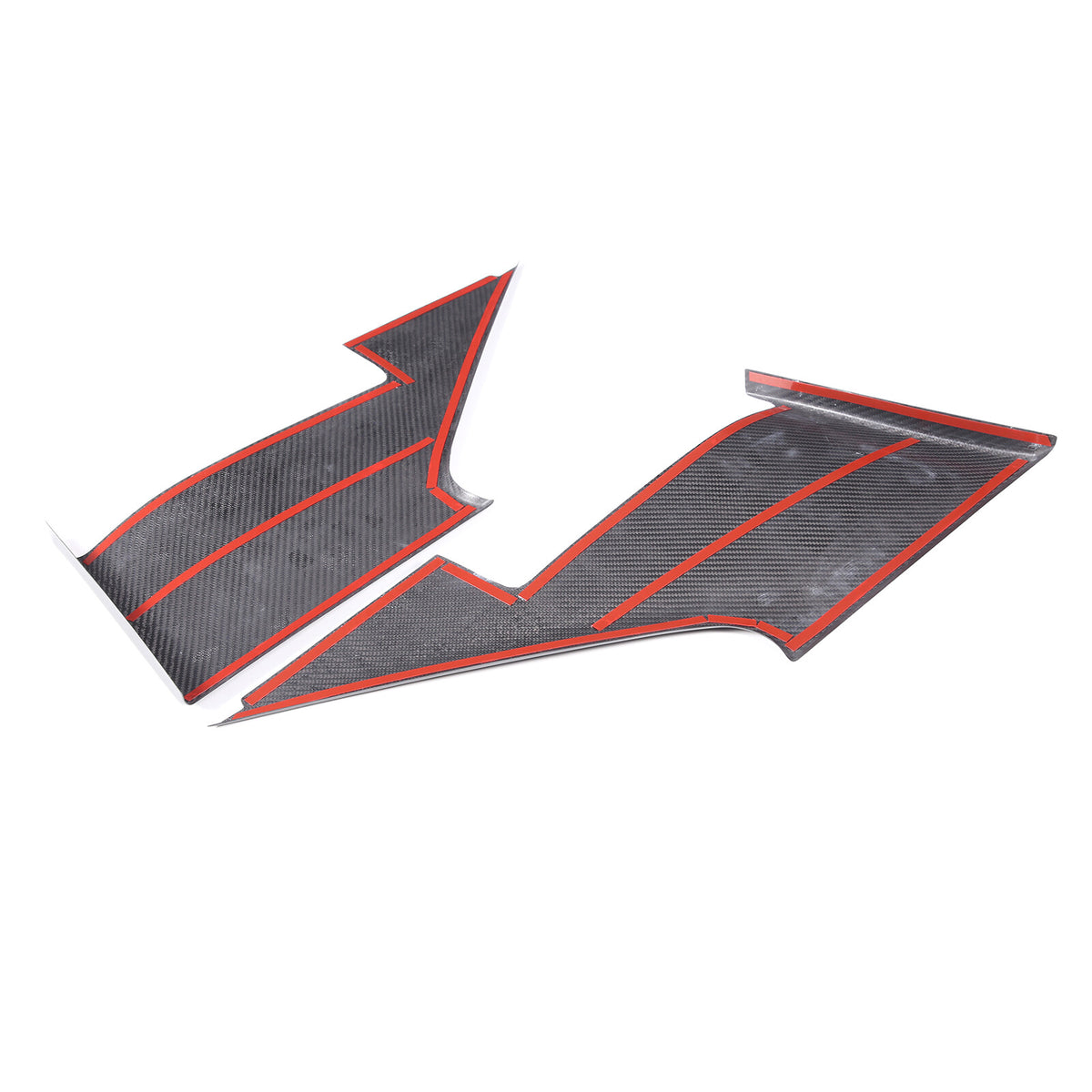 2PCS Real Carbon Fiber Inner Door Panel Cover Trim For Subaru BRZ 2022+ US 12