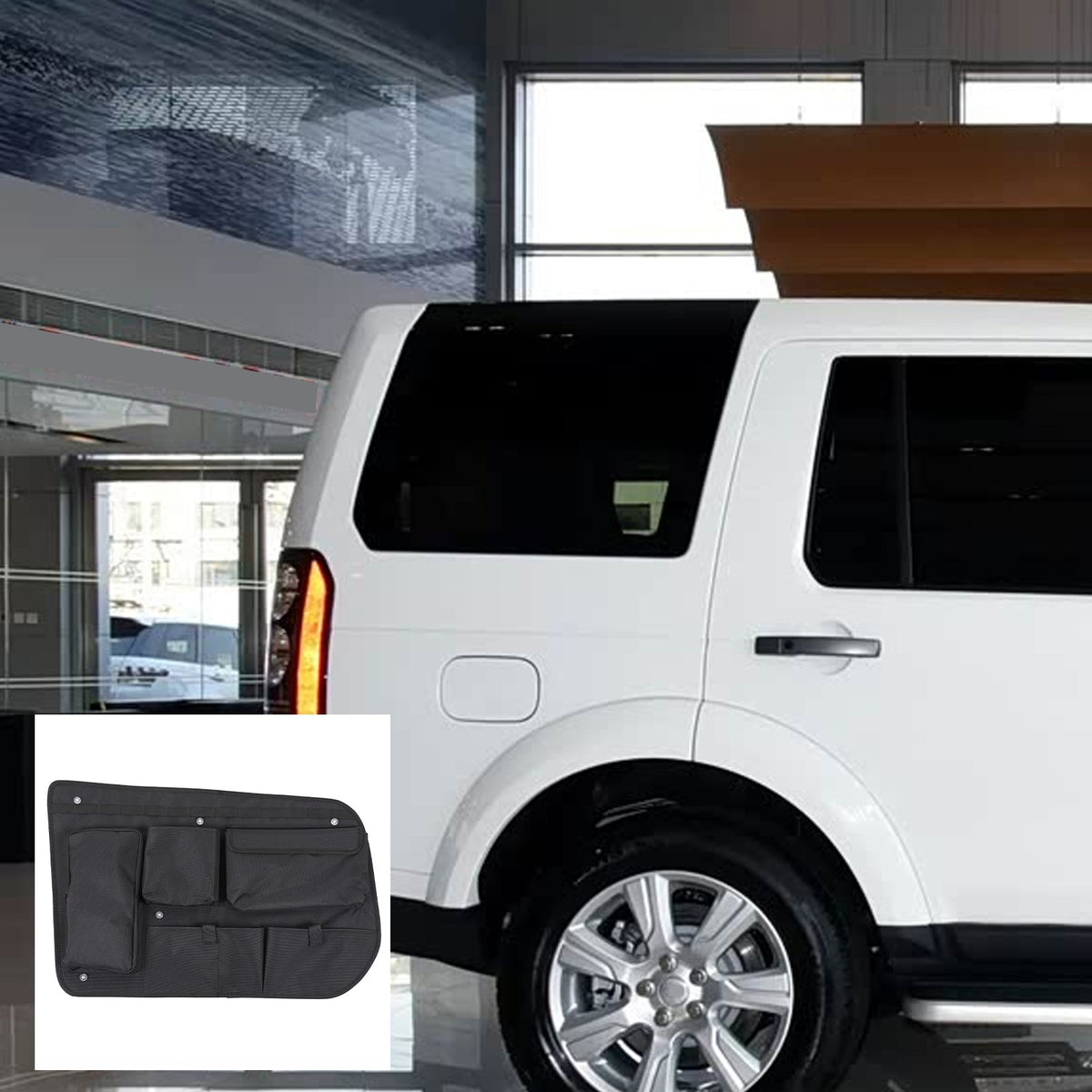 Tailgate Right Side Window Storage Bag For Land Rover Discovery 4 L319 10-16 2