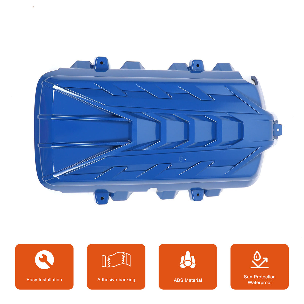 Blue Engine Hood Panel Trim Cover For Corvette C8 2020-26 3