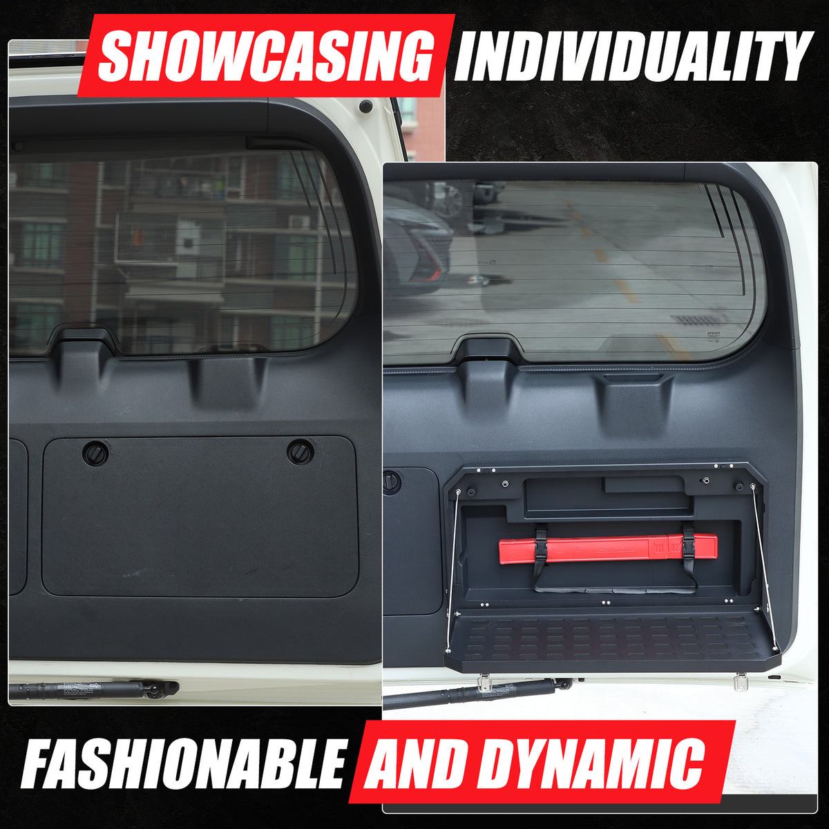 Tailgate Table Rear Door Foldable Car Shelf For Toyota Land Cruiser Prado 10-23 3