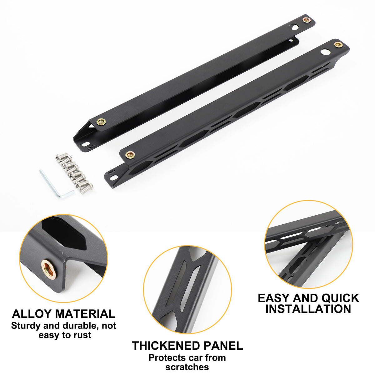 Black Steel Front Seat Adjustment Bracket Trim For LR Defender L316 2004-2018 4