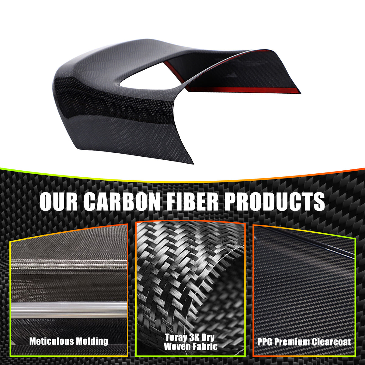 Honeycomb Carbon Fiber Rear Storage Box Panel Trim For Toyota Supra A90 2019-24 8