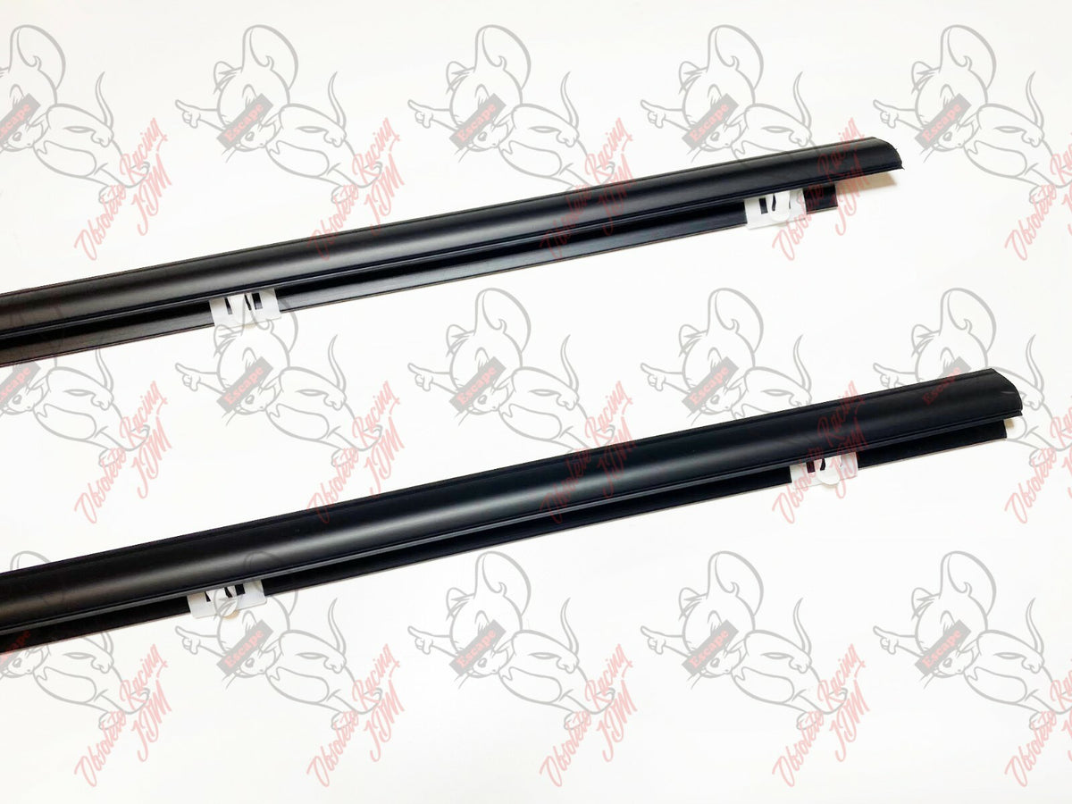 HONDA GENUINE CIVIC EG6 EG4 Window Door Molding Weather Strip Outer Pair Set OEM 11