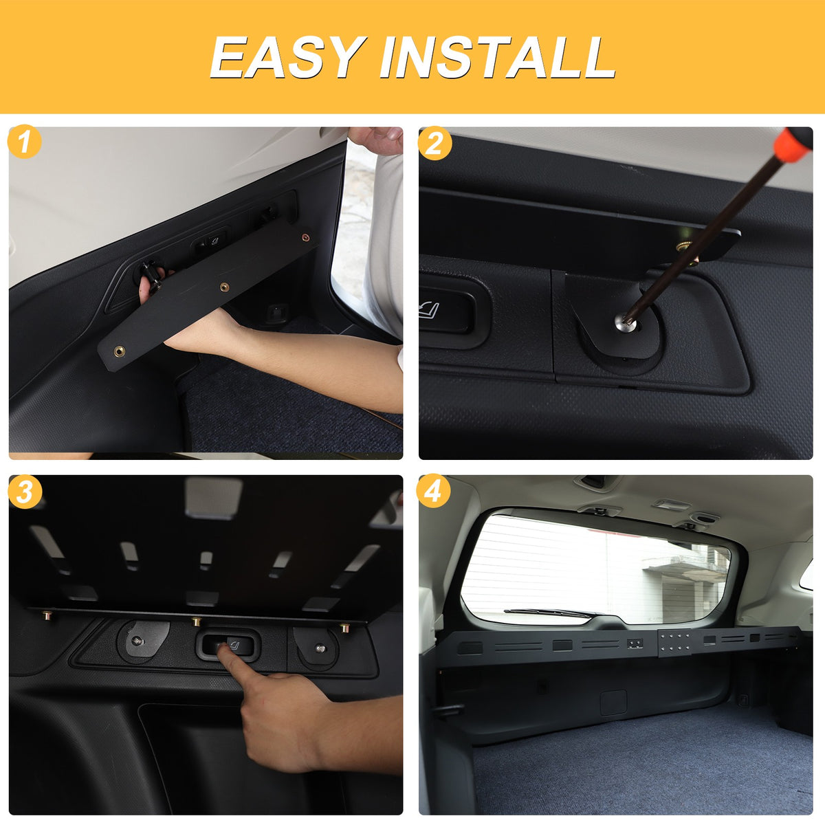 Rear Cargo Rack Luggage Storage Carrier Shelf For Subaru Forester 2019-2024 US 7
