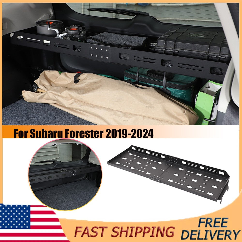 Rear Cargo Rack Luggage Storage Carrier Shelf For Subaru Forester 2019-2024 US 1