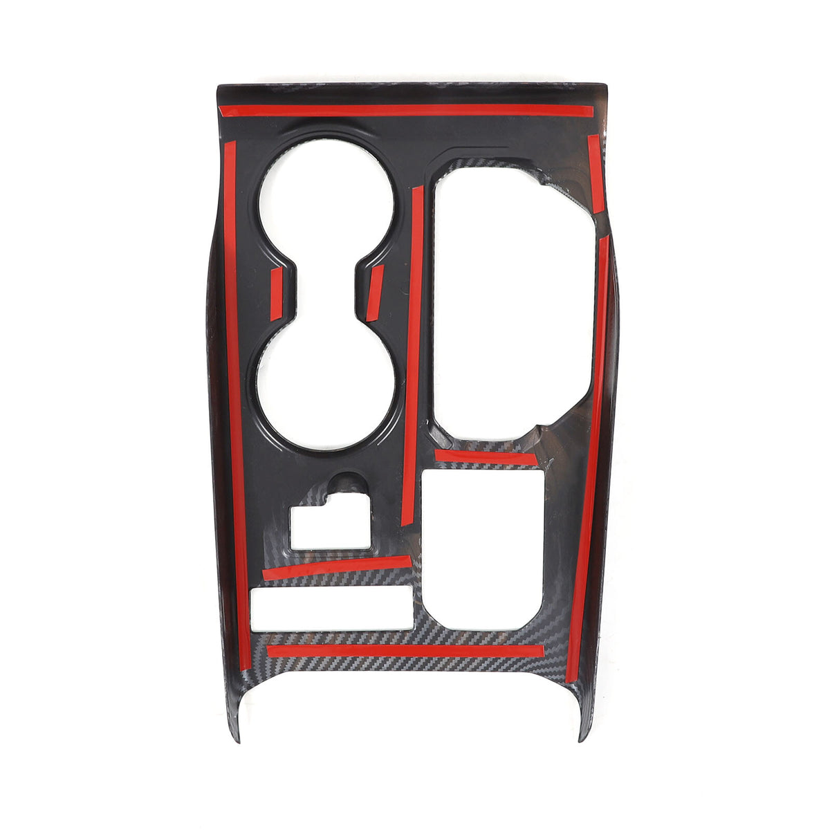 ABS Carbon Fiber Center gear shift trim cover for Toyota Highlander 2022-2024 3