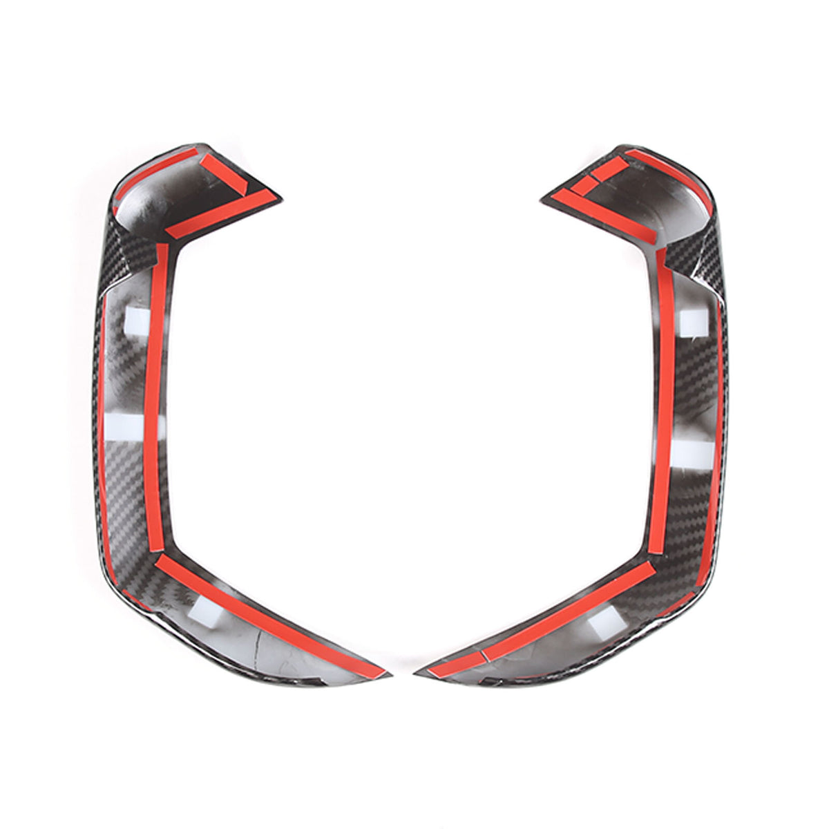 ABS Carbon Interior Rear Air Vent Cover Trim Set For Range Rover Sport 23-24 8