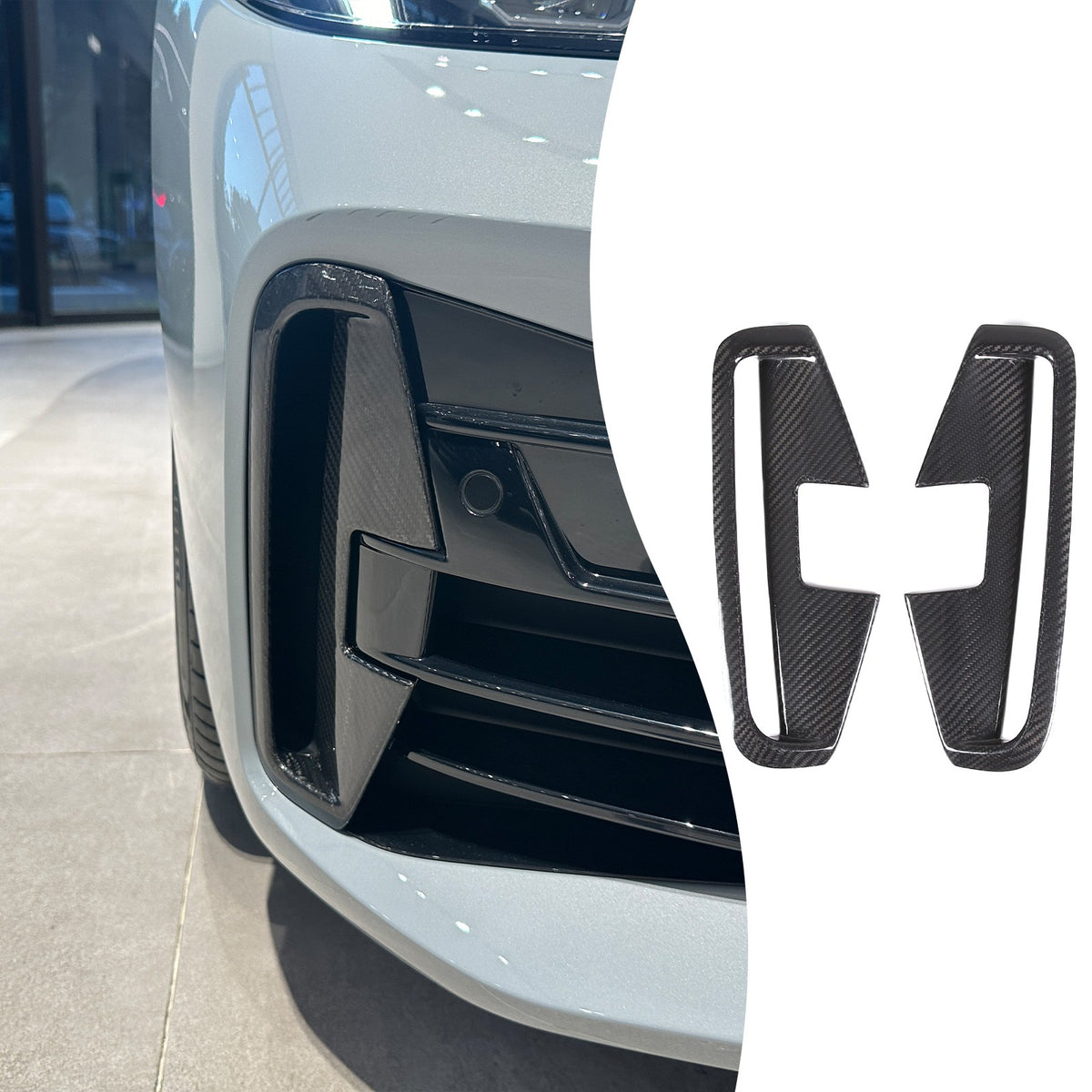 Real Carbon Fiber Front Fog Light Trim For BMW BMW 4 Series G22 Coupe 22+ US 10