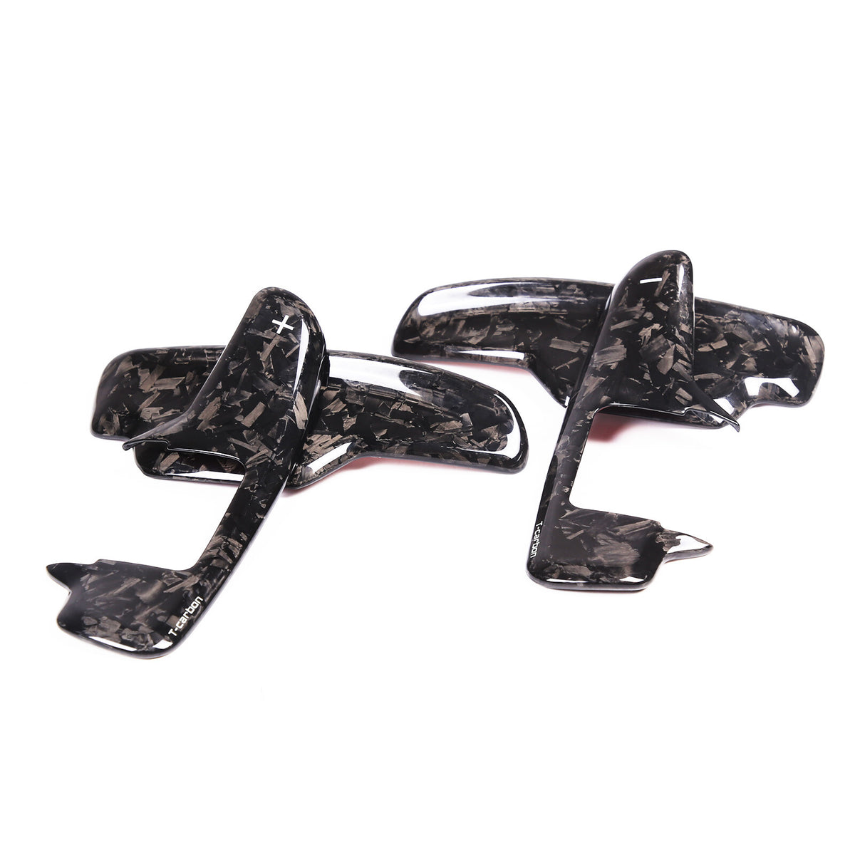Forged Real Carbon Fiber Gear Shift Paddles Paddle Shifters For Corvette C8 20+ 21