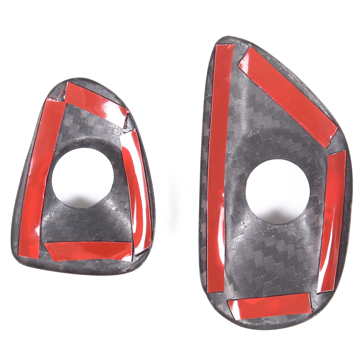 Forged Real Carbon Fiber Full Interior Set Decor Cover Trim Kit for Corvette C6 54