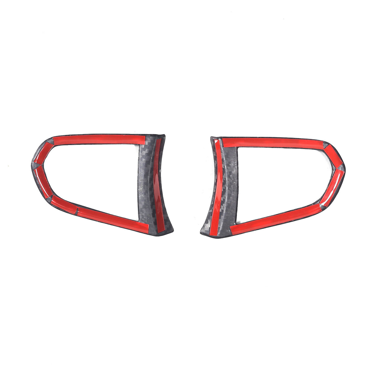 Forged Real Carbon fiber Steering Wheel Button Cover Trim For Lotus EMIRA 21-25 13