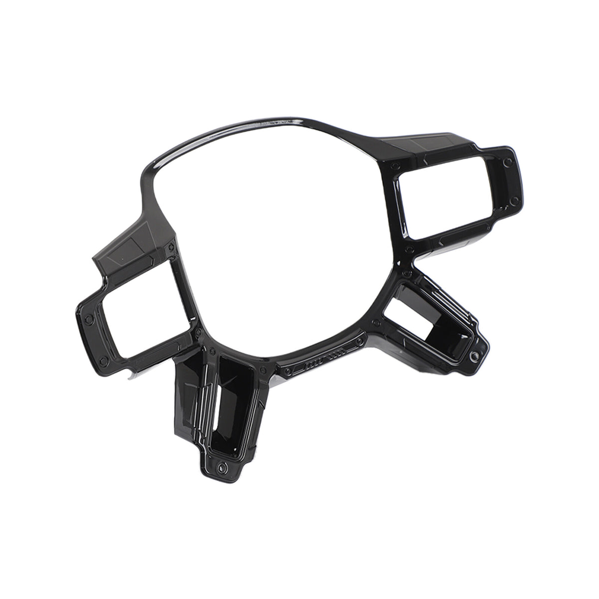 Mecha Glossy Black Steering Wheel Frame Trim For Land Rover Defender L663 20-25 17