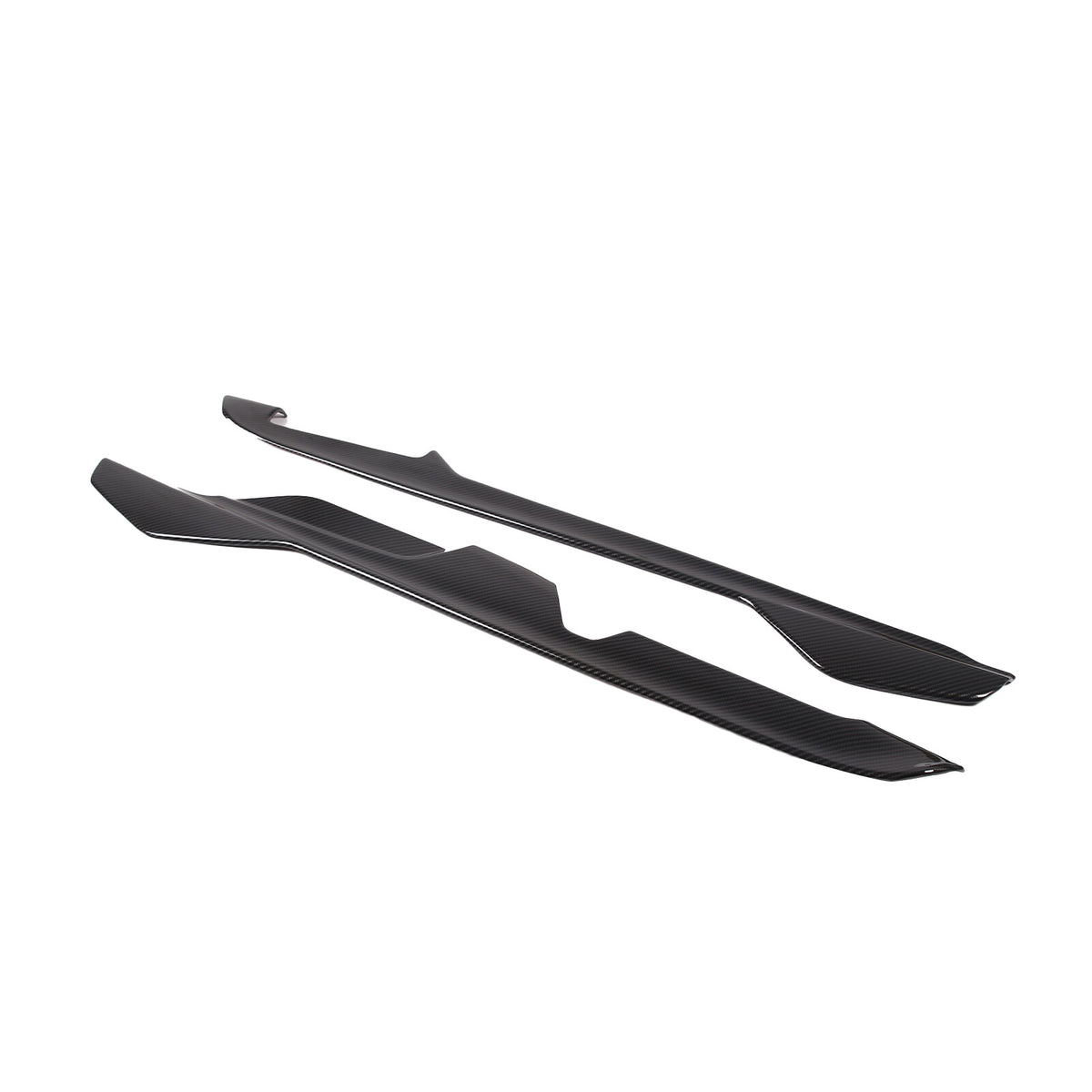 ABS Carbon Fiber Center Console Side Trim Strip Cover For Corvette C8 2020-2026 17