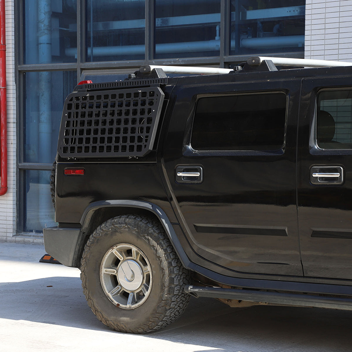 Rear Window Outer Right Side Molle Panel Foldable Table For Hummer H2 03-09 5