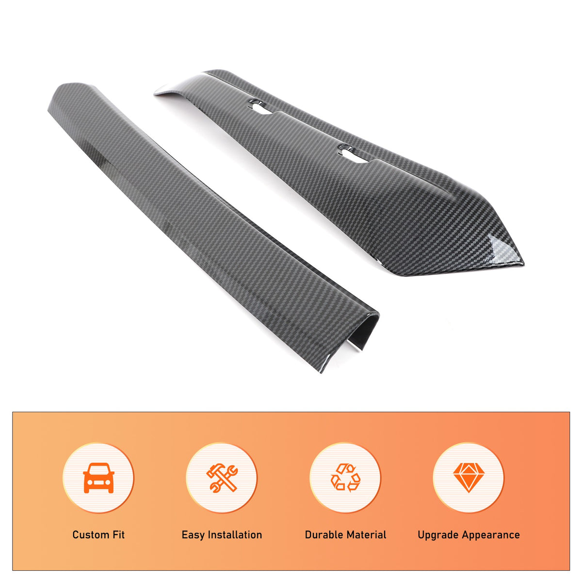 Carbon Fiber ABS Center Console Air Outlet Frame Trim For BMW X3 G45 2025+ 19