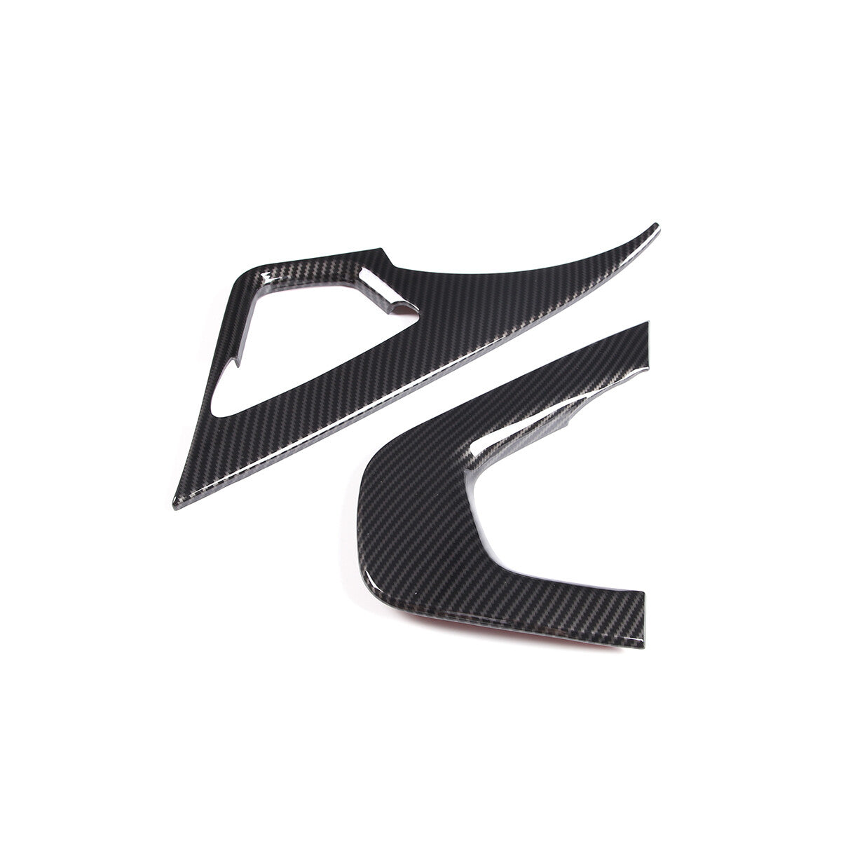 4pcs Carbon fiber Gear Shift Panel Grab Handle Cover For Corvette C7 2014-2019 4