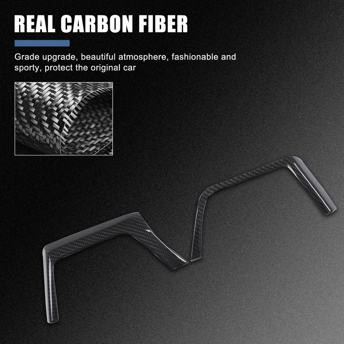 Real Carbon Fiber Center Side Air Vent Trim for BMW 3/4 Series F30/F32 2013-2019 19