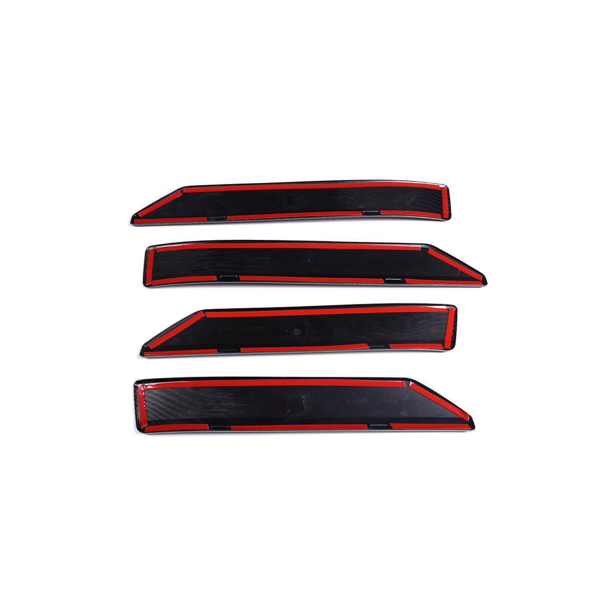 ABS Carbon Fiber 4-Door Panel Trim Cover for 2014-2021 Toyota Tun-dra 11