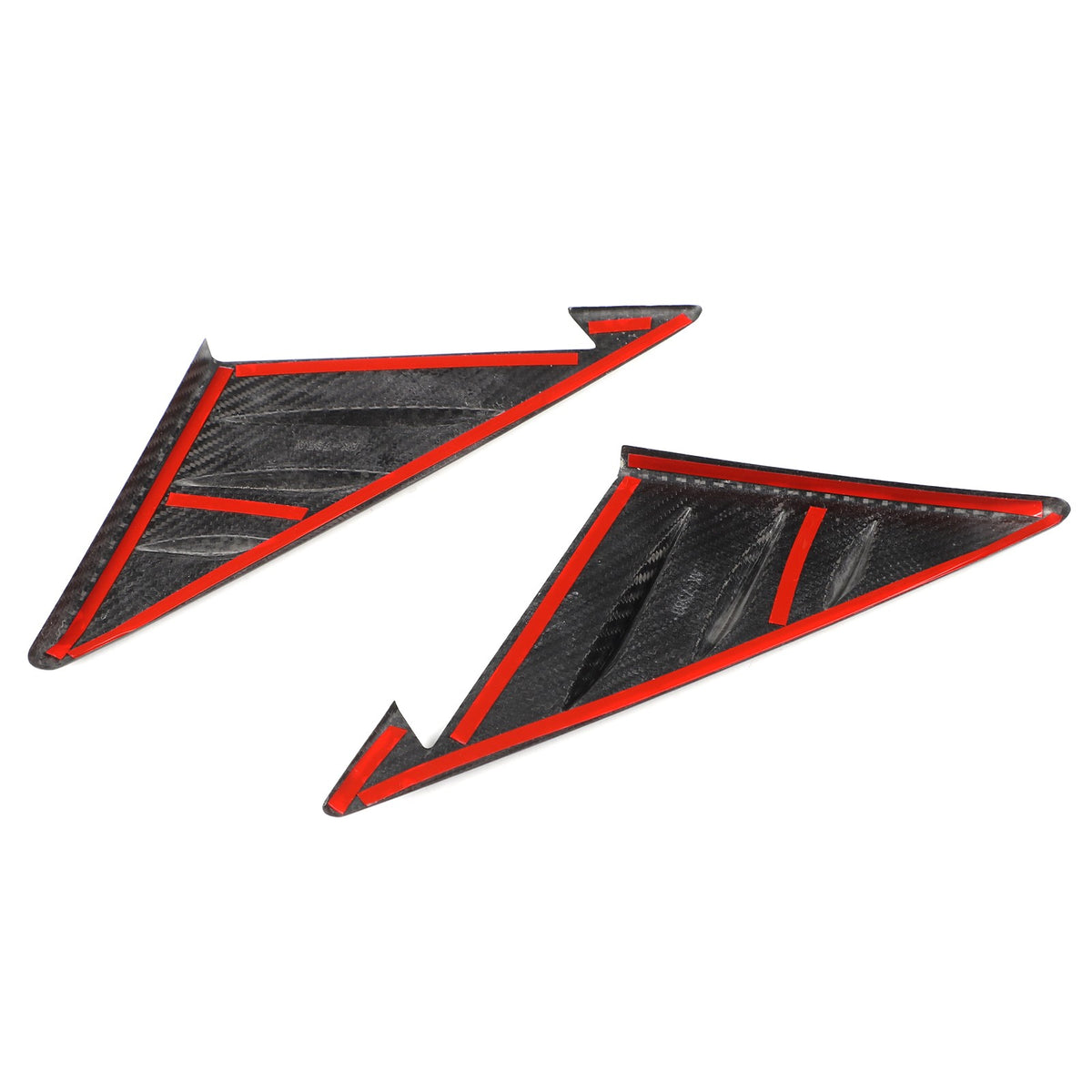 Real Carbon Fiber A-Pillar Triangle Trim For Nissan 350Z Z33 2003-2006 10