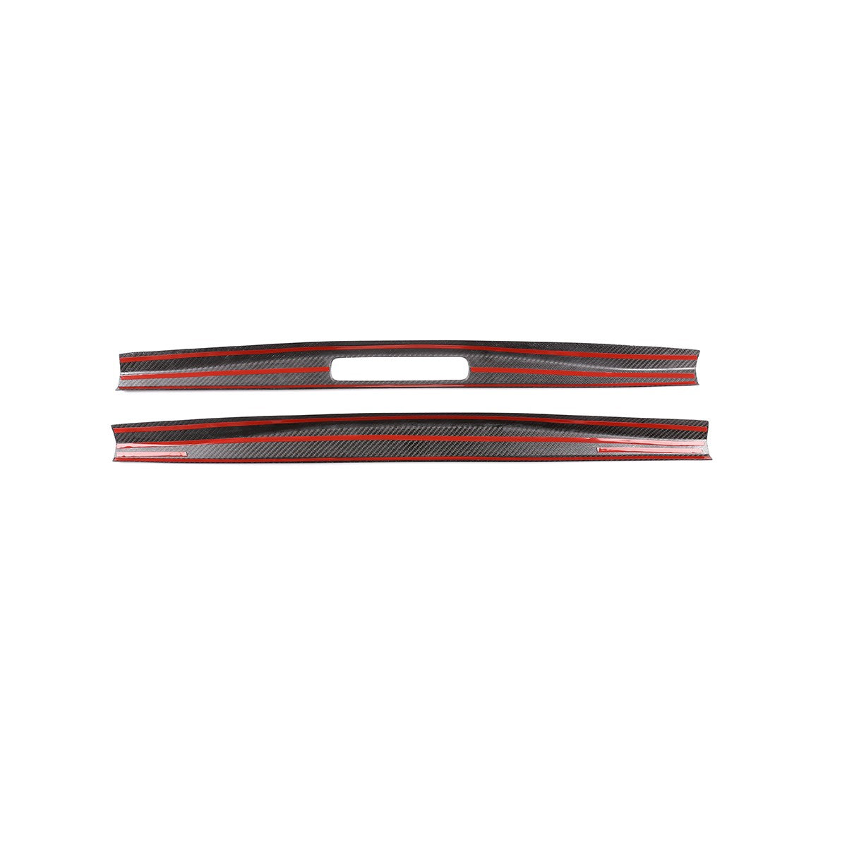 Real Carbon Fiber Inner Door Sill Trim For Porsche 718 982 911 991 2016-2019 US 8